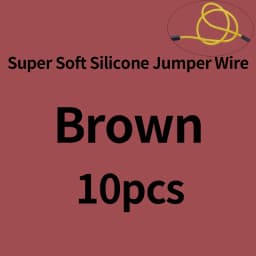 10/50pcs Super Soft Silicone Jumper Wire 1Pin Dupont Cable 26AWG Male Female Solderless Flexible Line Connector For DIY Arduino
