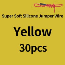 10/50pcs Super Soft Silicone Jumper Wire 1Pin Dupont Cable 26AWG Male Female Solderless Flexible Line Connector For DIY Arduino