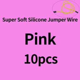 10/50pcs Super Soft Silicone Jumper Wire 1Pin Dupont Cable 26AWG Male Female Solderless Flexible Line Connector For DIY Arduino