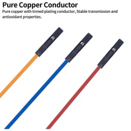 10/50pcs Super Soft Silicone Jumper Wire 1Pin Dupont Cable 26AWG Male Female Solderless Flexible Line Connector For DIY Arduino