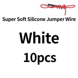 10/50pcs Super Soft Silicone Jumper Wire 1Pin Dupont Cable 26AWG Male Female Solderless Flexible Line Connector For DIY Arduino