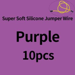 10/50pcs Super Soft Silicone Jumper Wire 1Pin Dupont Cable 26AWG Male Female Solderless Flexible Line Connector For DIY Arduino