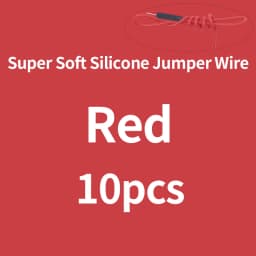 10/50pcs Super Soft Silicone Jumper Wire 1Pin Dupont Cable 26AWG Male Female Solderless Flexible Line Connector For DIY Arduino