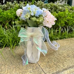 40mm 10Yards Fishtail Organza Ribbon Reflective Iridescent Wavy Edge Ribbon for Gift Wrapping DIY Bow Bouquet Voile Ribbons