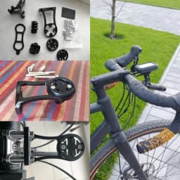 3 In 1 Bicycle Speedometer Stand Aluminium Alloy MTB Bike Handlebar Mount Equipment Cycling Bracket for GARMIN Edge GPS Gopro