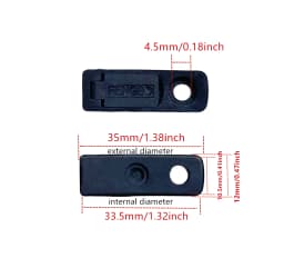 Soft Rubber Sealed Bottom Suitable For Lighter Interior Sealing Gasket Anti Volatile Accessories Reduce Volatile Gasoli