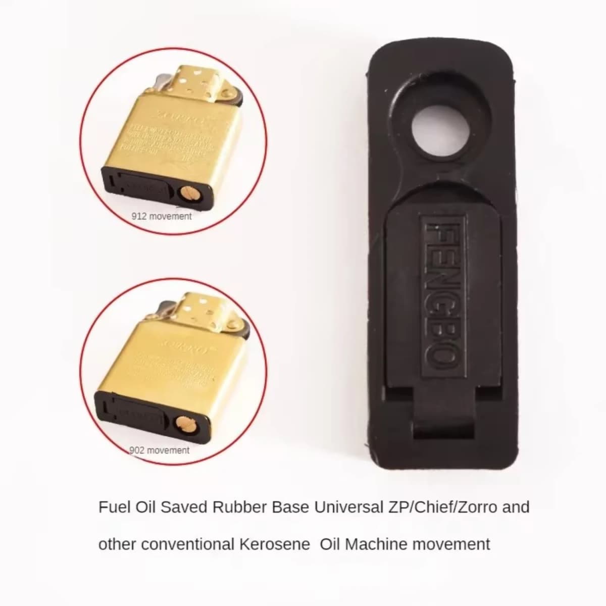 Soft Rubber Sealed Bottom Suitable For Lighter Interior Sealing Gasket Anti Volatile Accessories Reduce Volatile Gasoli