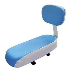 Bicycle Back Seat Bike PU Leather Soft Cushion Rear Rack Seat Water Resistant Children Seat With Back Rest Bicycle Accessories