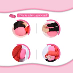 Mini Microbead Back Cushion Roll Throw Pillow Travel Home Sleep Neck Support Comfortable Home Seat Pillow