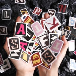 52 pcs A-Z Vintage letter Stickers Mini boxed Adhesive Diy Sticker Gift Sealing Decorative Scrapbooking material
