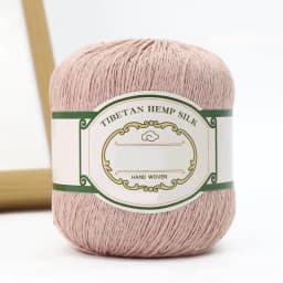 200g Cotton Linen Lace with Sequin Yarn, Cotton Linen Hand Woven Crochet Hollow Summer Shawl Hat Jacket Yarn Ball