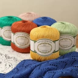 200g Cotton Linen Lace with Sequin Yarn, Cotton Linen Hand Woven Crochet Hollow Summer Shawl Hat Jacket Yarn Ball