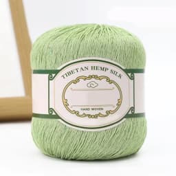 200g Cotton Linen Lace with Sequin Yarn, Cotton Linen Hand Woven Crochet Hollow Summer Shawl Hat Jacket Yarn Ball