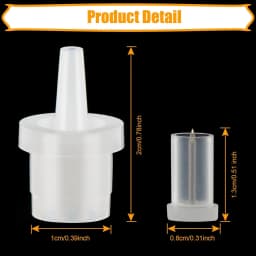23pcs Lash Extension Glue Caps Opener Glue Pins Lash Glue Adhesive Rescue Kit Accessories For Eyelash Extensions