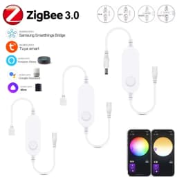 Zigbee 3.0 Smart LED Controller DC5V 12V 24V Dimmer Single Color CCT RGB RGBW RGBCCT LED Strip for Tuya Alexa SmartThings 2mqtt