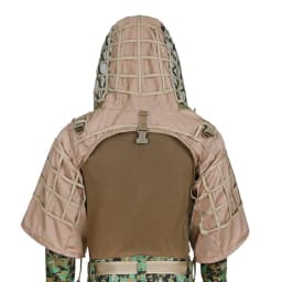 Ghillie Suit Foundation, Ghillie Poncho, Camouflage Hunting Base, Cape Sniper Viper Hood for Airsoft Paintball