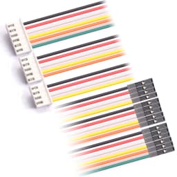 10PCS Dupont Line to SH1.0/MX1.25/ZH1.5/HY2.0/PH2.0/XH2.54 Cable 1P Female 2/3/4/5/6/P 20CM 26AWG 28AWG Jumper Wire