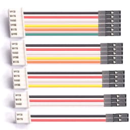 10PCS Dupont Line to SH1.0/MX1.25/ZH1.5/HY2.0/PH2.0/XH2.54 Cable 1P Female 2/3/4/5/6/P 20CM 26AWG 28AWG Jumper Wire