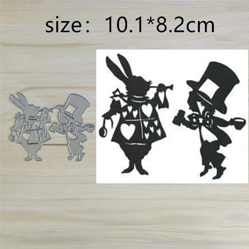 Easter Rabbit Hat Metal Cut Dies Stencils for Scrapbooking Stamp/Photo Album Decorative Embossing DIY Paper Cards