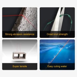JOF Braided Line Fishing Line 8 Strands Fishing Thread Multifilament Line Braided Cord Lived For Silk Line 300M 500M 1000M
