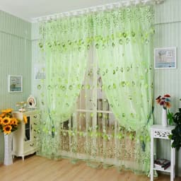 1Pc Modern Tulip Window Screen Living Room Bedroom Door Kitchen Drape Curtain Home Decoration Supplies