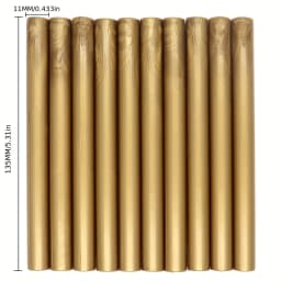 10 Pcs/Lot Glue Gun Sealing Wax Sticks for Wax Seal Stamp for Wedding Invitations Cards Envelopes Wine Packages Gift Wrapping