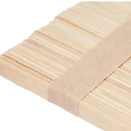 Silicone Easy Cream Wooden Sticks For Ice Cream Bars, Set Of 100