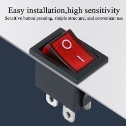 10/100Pcs KCD1 2/3/4Pin 15*21mm ON-OFF Boat Car Rocker Switch 6A 250V AC,10A 125V AC Power Switch With Red Green Light Switch