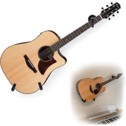 Horizontal Metal Guitar Wall Mount Hanger Stand For Acoustic Guitar Bass Violins Mandolins Slat Display Support