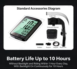 Wireless Bicycle Computer Touch Screen Bicycle Computer Mountain Bike Speedometer Cadence Sensor Gps For Bike Bike Accessories