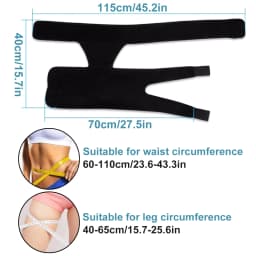 1Pcs Hip Brace Thigh Compression Sleeve,Hamstring & Groin Compression Sleeve Wrap for Sciatic Nerve Relief,Hip Support Brace