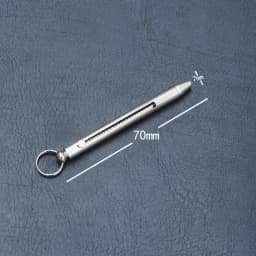 Camping Titanium Alloy Push-pull Spring Design Toothpick With Toothpick Holder Keychain Ultra Light Multi-function Fruit Fork