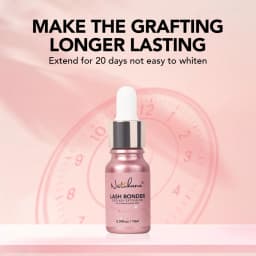NATUHANA Lash Bonder for Eyelash Extensions Sealant Longer Retention Waterproof Oil-Proof Super Bonder Glue Accelerator
