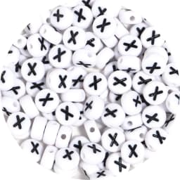 100Pcs/Lot A-Z Alphabet Beads Flat Round Letter Acrylic Beads Loose Spacer Beads For DIY Crafts Ornament Making Clothing Accesso