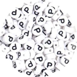 100Pcs/Lot A-Z Alphabet Beads Flat Round Letter Acrylic Beads Loose Spacer Beads For DIY Crafts Ornament Making Clothing Accesso