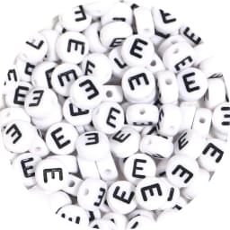 100Pcs/Lot A-Z Alphabet Beads Flat Round Letter Acrylic Beads Loose Spacer Beads For DIY Crafts Ornament Making Clothing Accesso