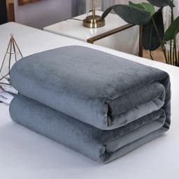 New solid color ultra-soft thickened cloud mink velvet blanket Farai velvet blanket bed sheet cover blanket
