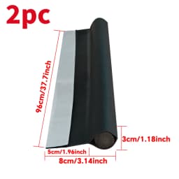 Adjustable Door Bottom Seal Strip Weatherstrip Under Door Draft Stopper Anti-Cold One Side Gap Blocker Foam Weather Strip Adjust