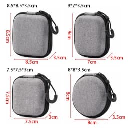 1Pcs Portable Game Console Case For RG35XX H Game Console Case Storage Bag Protective Zipper Carry Bag EVA Hard Handbag