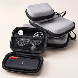 1Pcs Portable Game Console Case For RG35XX H Game Console Case Storage Bag Protective Zipper Carry Bag EVA Hard Handbag