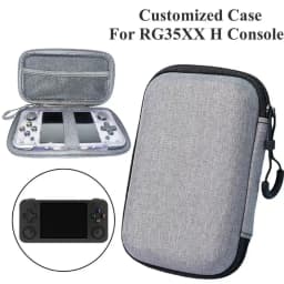 1Pcs Portable Game Console Case For RG35XX H Game Console Case Storage Bag Protective Zipper Carry Bag EVA Hard Handbag