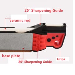 Kitchen Knife Sharpener Double-sided Diamond Whetstone Hone Whetstone Ceramic Knife Sharpening Stone Kitchen Accessories
