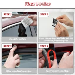 6~1000PCS Primer Adhesion Promoter Bags Non-Woven Wipes for Double Sided Adhesive Tape Enhancers