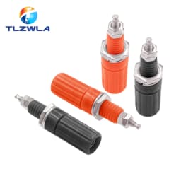 5PCS 4mm Banana Socket Binding Post Nut Banana Plug Jack Electrical Connector Terminal DIY