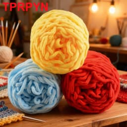 100g 1Pc Velvet hand Knitting Yarn Polyester Crochet Yarn knit Scarf slipper Hat line Cushion Doll Slippers threads 50m1968in