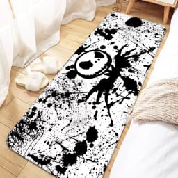 Jack Skellington Door Mat Entrance Non-slip Doormat Washable Kitchen Carpet Living Room Hallway Rugs Bathroom Bath Door Mats