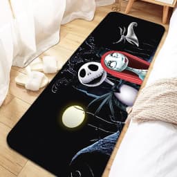 Jack Skellington Door Mat Entrance Non-slip Doormat Washable Kitchen Carpet Living Room Hallway Rugs Bathroom Bath Door Mats