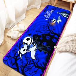 Jack Skellington Door Mat Entrance Non-slip Doormat Washable Kitchen Carpet Living Room Hallway Rugs Bathroom Bath Door Mats
