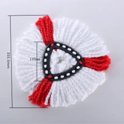 Mop Replacement Head Compatible Vileda O-Cedar Microfiber Mop Head Refills Mop Triangle Mop Replacement Heads Accessory