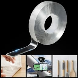 1/2/3/5m Nano Tape 1-5Pcs Super Strong Double Sided Adhesive Tape Non-slip Waterproof Transparent Tape For Bathroom Kitchen